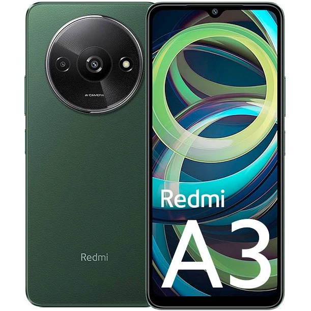 گوشی موبایل شیائومی مدل Redmi A3  ظرفیت 128 گیگابایت و رم 4 گیگابایت( سبز)